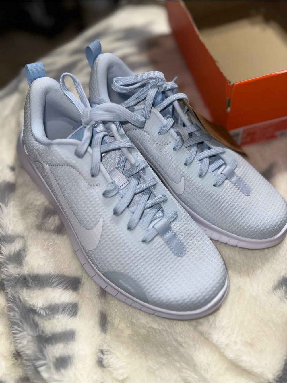 Nike Blue Tint & White W Flex Experience RN 12 Sneakers